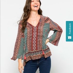 Tolani ‘Farrah’ silk blouse